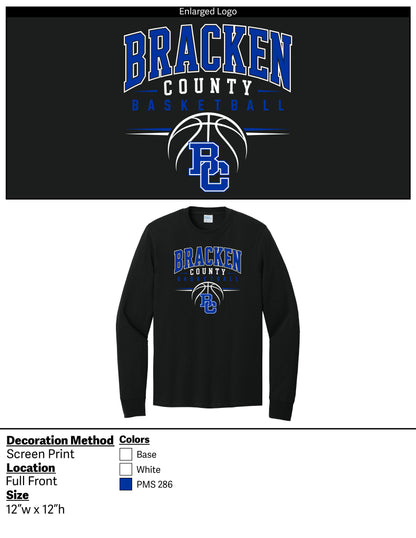 Bracken County Basketball Long Sleeve Shirt 2026
