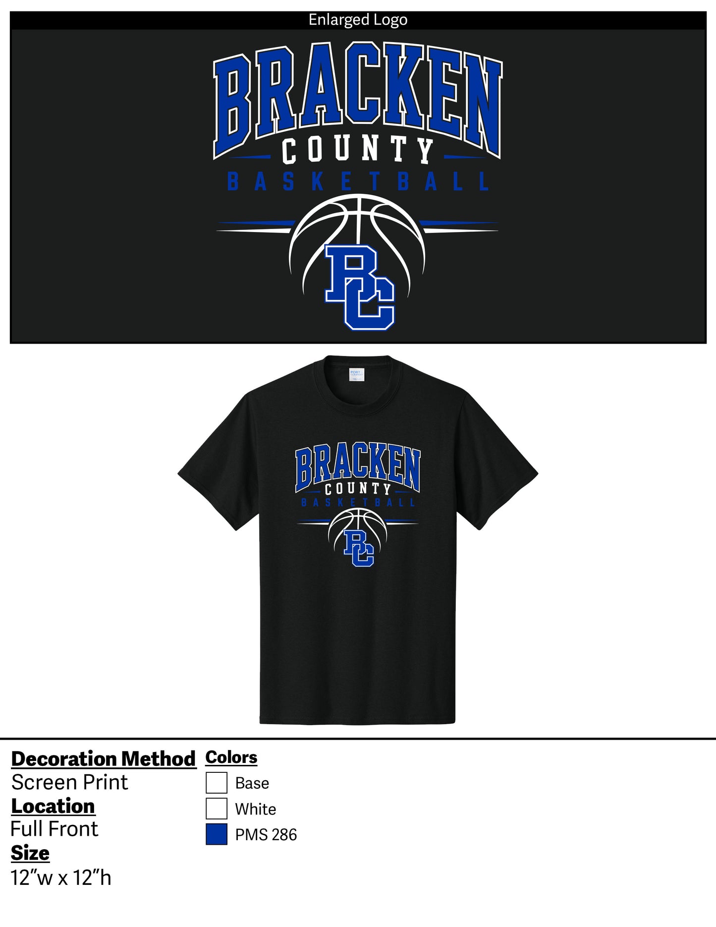 Bracken County Basketball T-Shirt 2026